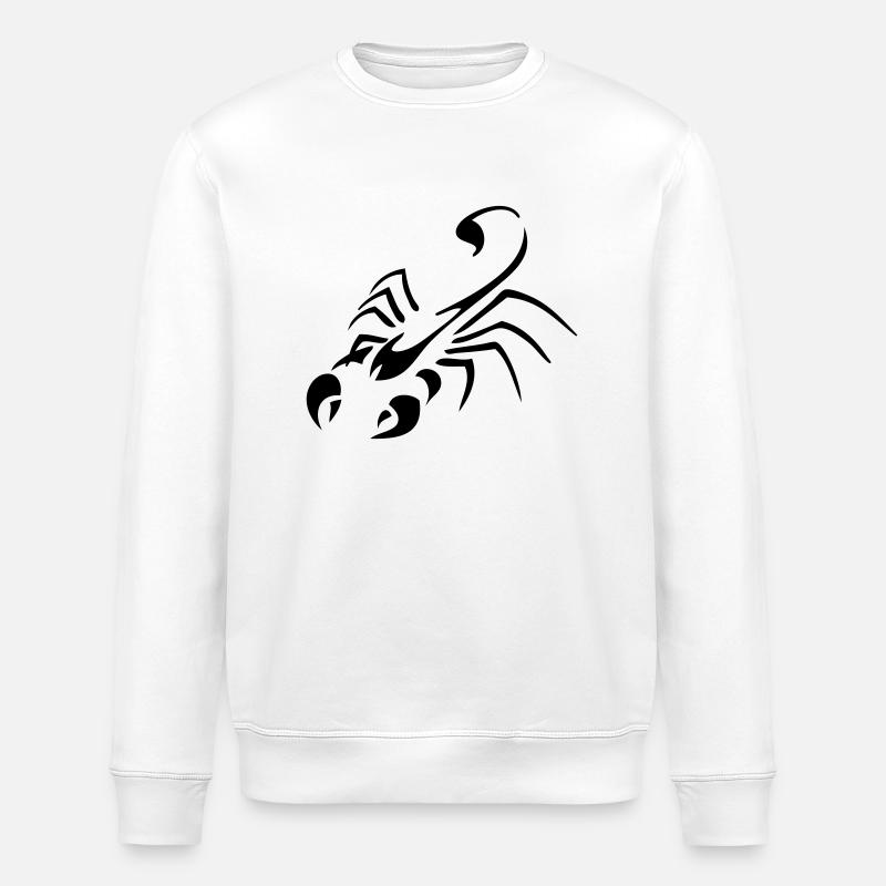 scorpione - Stanley/Stella ROLLER Unisex Organic Sweatshirt - white
