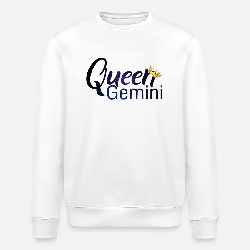 Signe astrologique Gémeaux / Zodiac Gémeaux - Sweat bio ROLLER Stanley/Stella Unisexe - blanc