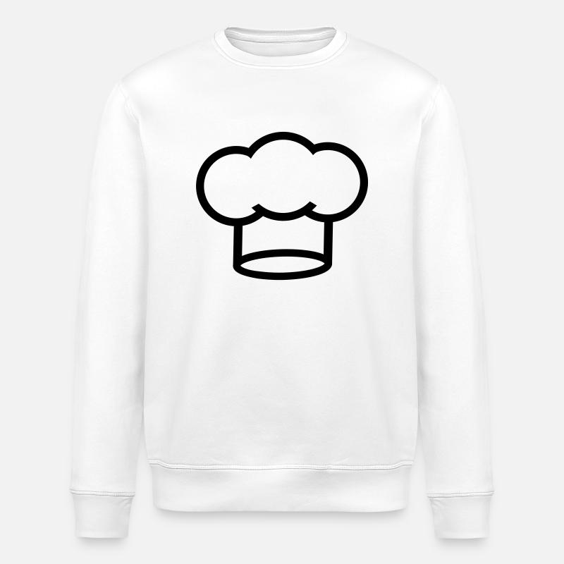 hat_cooking_c1 - Sweat bio ROLLER Stanley/Stella Unisexe - blanc