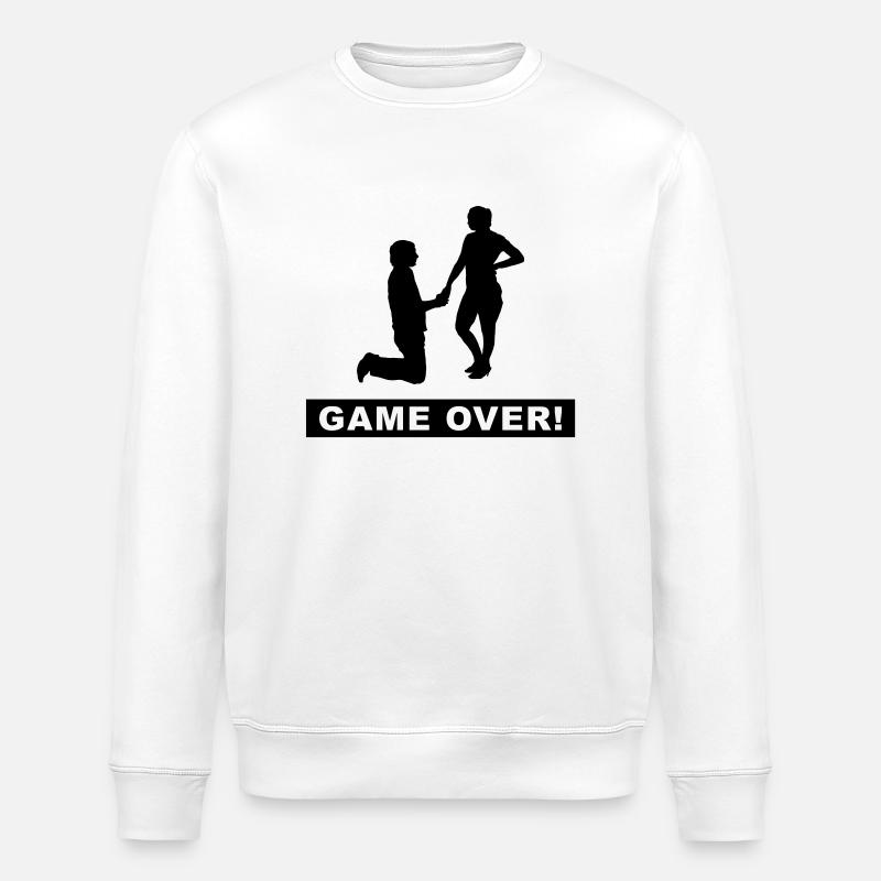 bachelor bachelorette - Stanley/Stella Unisex Bio-Sweatshirt ROLLER - Weiß