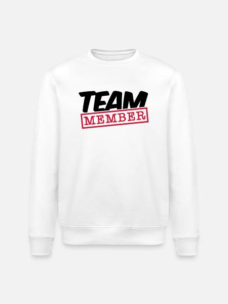 team_member_desn_ts2 - Stanley/Stella ROLLER Unisex Organic Sweatshirt - white