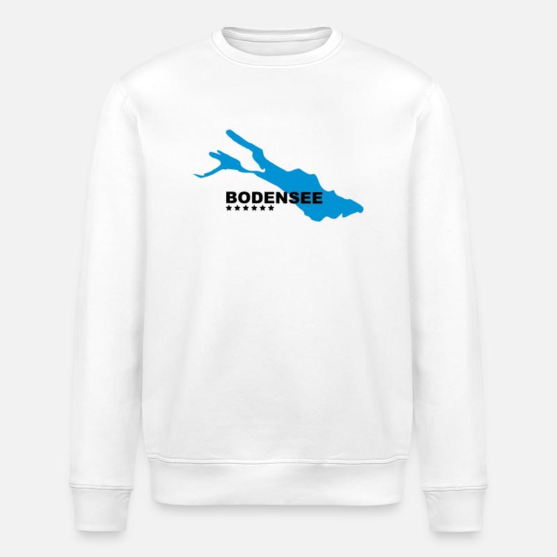 Bodensee - Stanley/Stella Unisex Bio-Sweatshirt ROLLER - Weiß