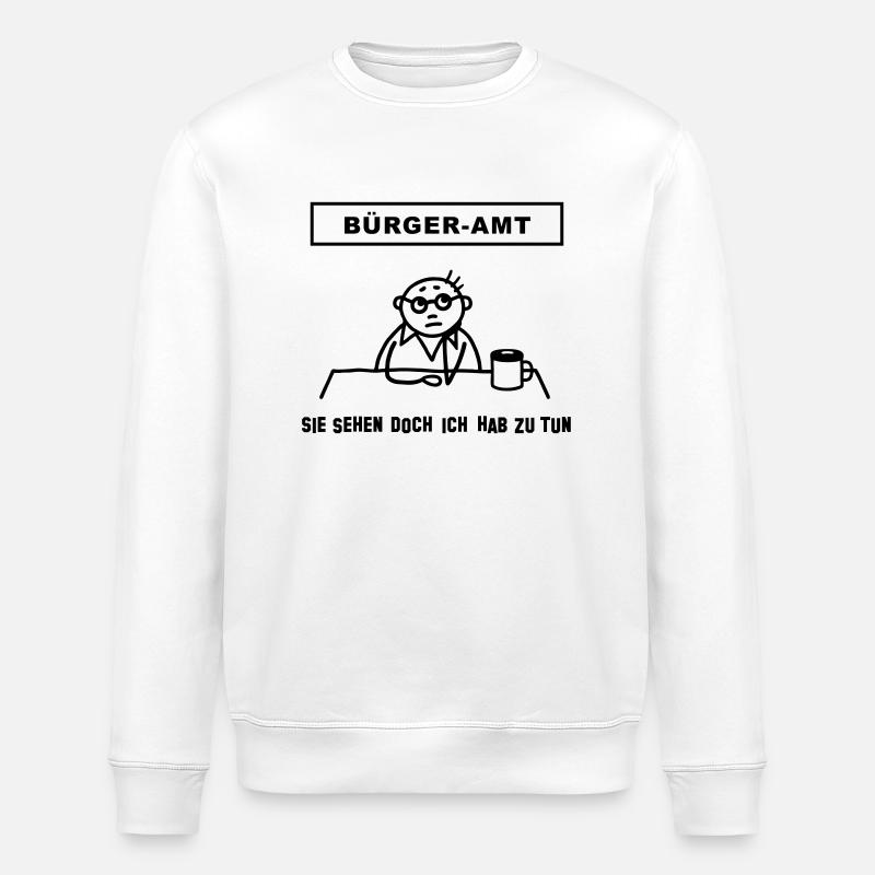Citizen Office - je fais - Sweat bio ROLLER Stanley/Stella Unisexe - blanc
