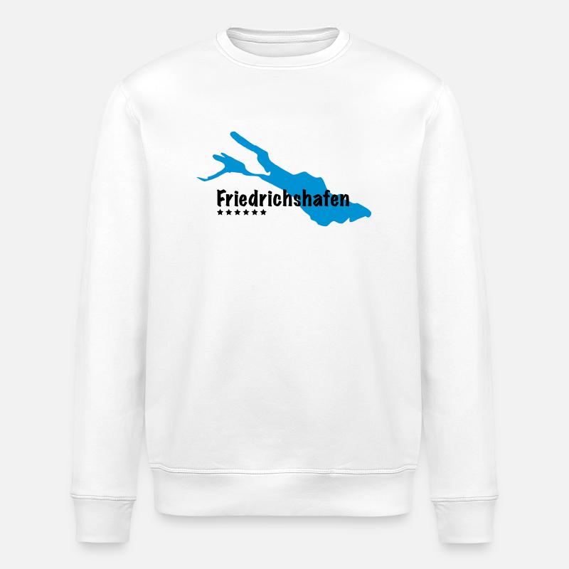Friedrichshafen Bodensee - Stanley/Stella Unisex Bio-Sweatshirt ROLLER - Weiß