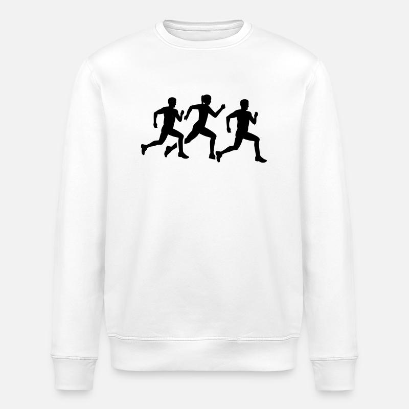Running - Stanley/Stella ROLLER Unisex Organic Sweatshirt - white