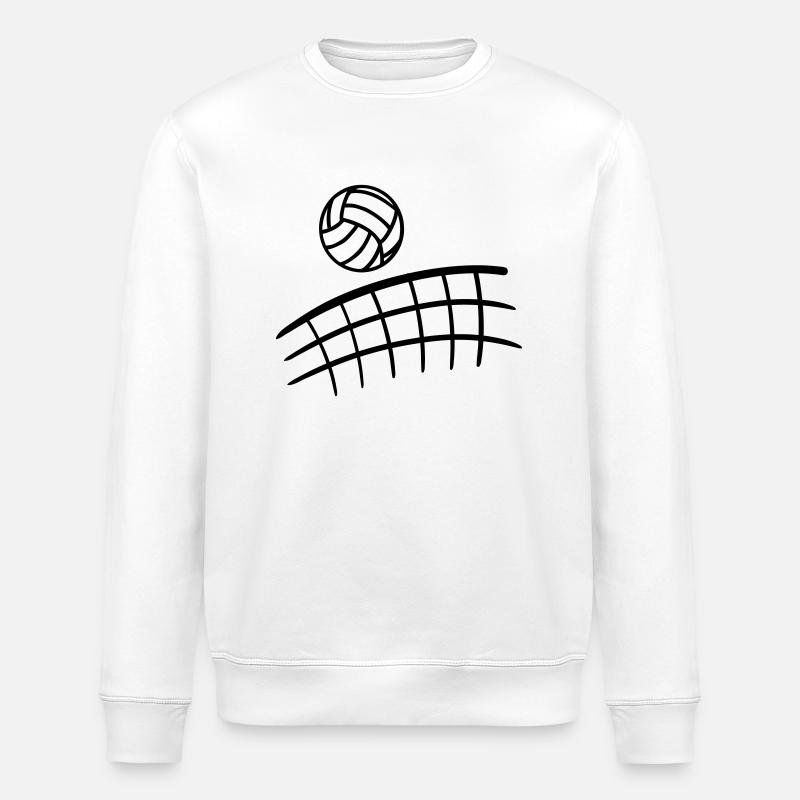 Volleyball - Sweat bio ROLLER Stanley/Stella Unisexe - blanc