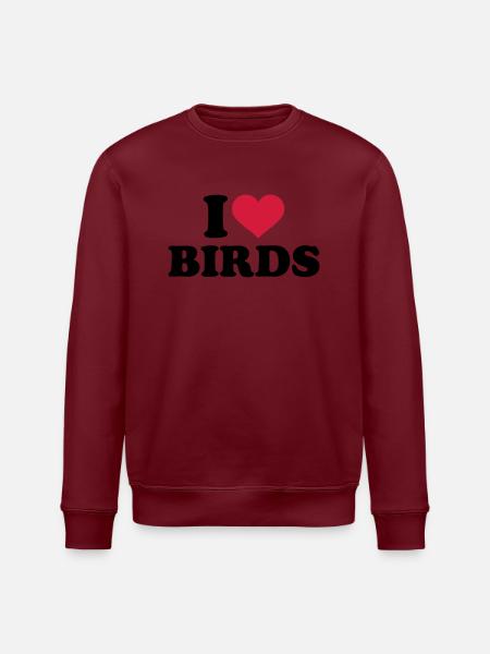 Vogel - Stanley/Stella Unisex Bio-Sweatshirt ROLLER - Weiß