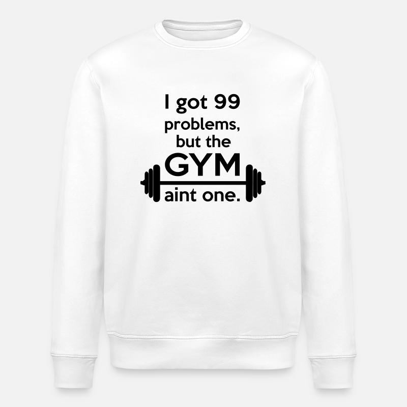 Gym - Sweat bio ROLLER Stanley/Stella Unisexe - blanc