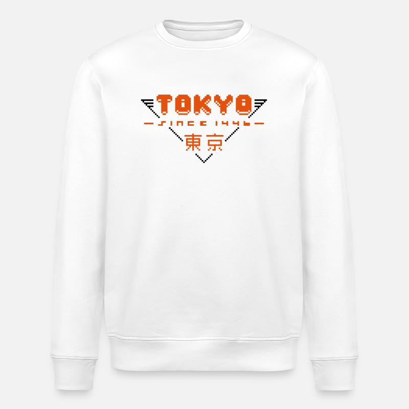 pixel tokyo - Stanley/Stella Unisex Bio-Sweatshirt ROLLER - Weiß