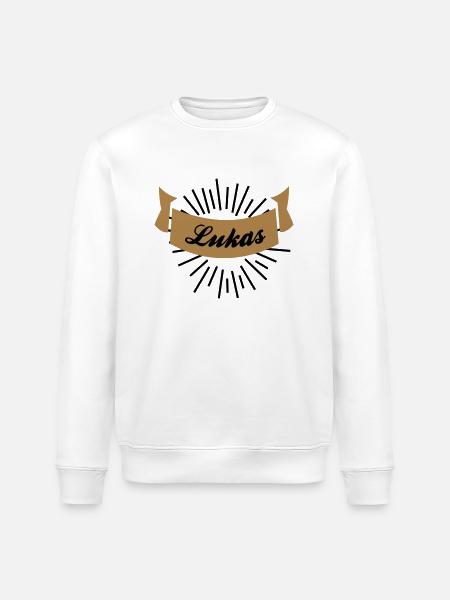 lukas - Stanley/Stella Unisex Bio-Sweatshirt ROLLER - Weiß