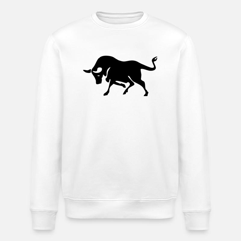 stier - Sweat bio ROLLER Stanley/Stella Unisexe - blanc