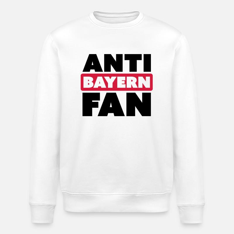 ANTI BAYERN FAN - Stanley/Stella Unisex Bio-Sweatshirt ROLLER - Weiß