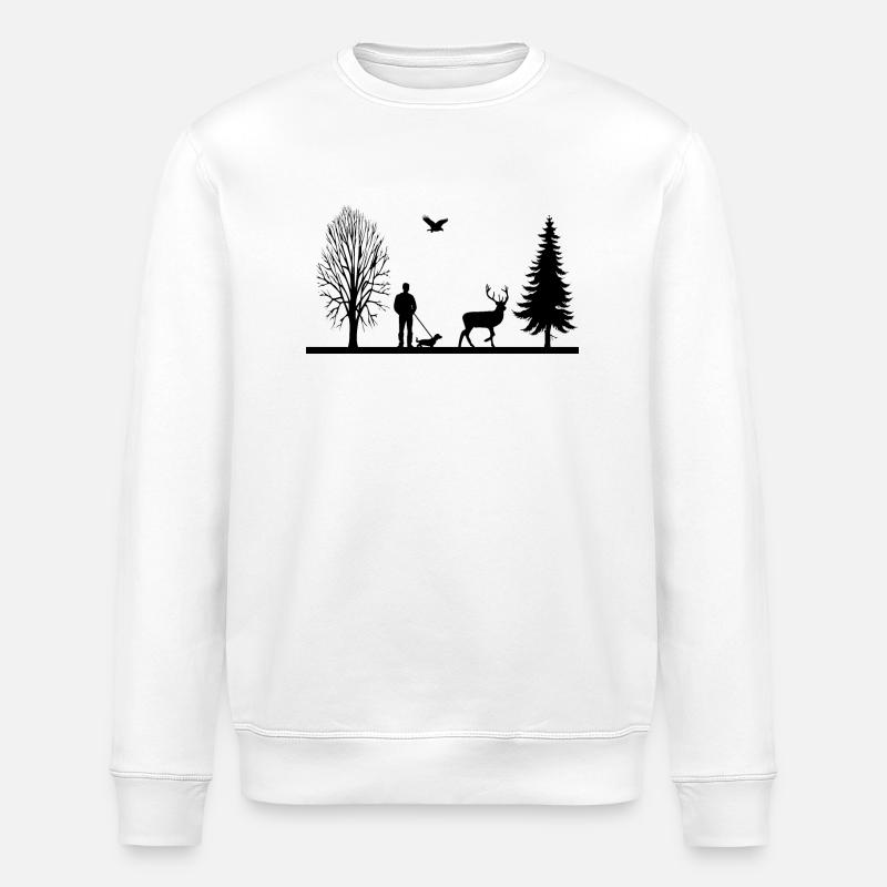Jäger - Stanley/Stella Unisex Bio-Sweatshirt ROLLER - Weiß