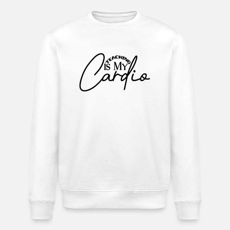 L’enseignement, c’est mon cardio - Sweat bio ROLLER Stanley/Stella Unisexe - blanc