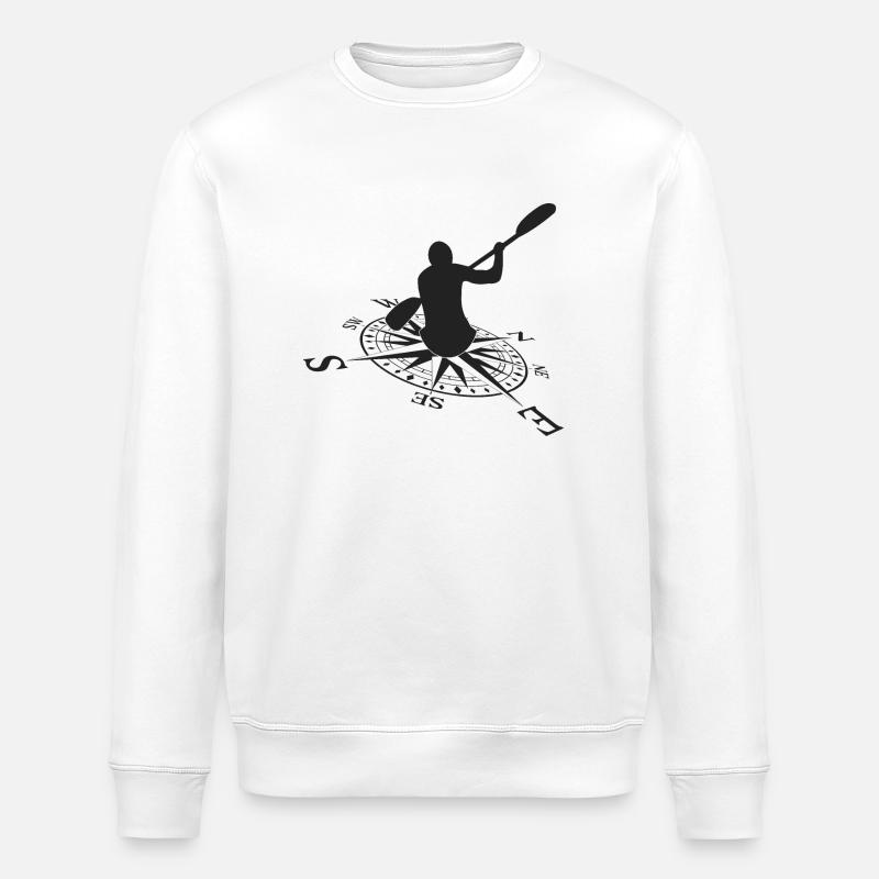 Paddle - Stanley/Stella ROLLER Unisex Organic Sweatshirt - white