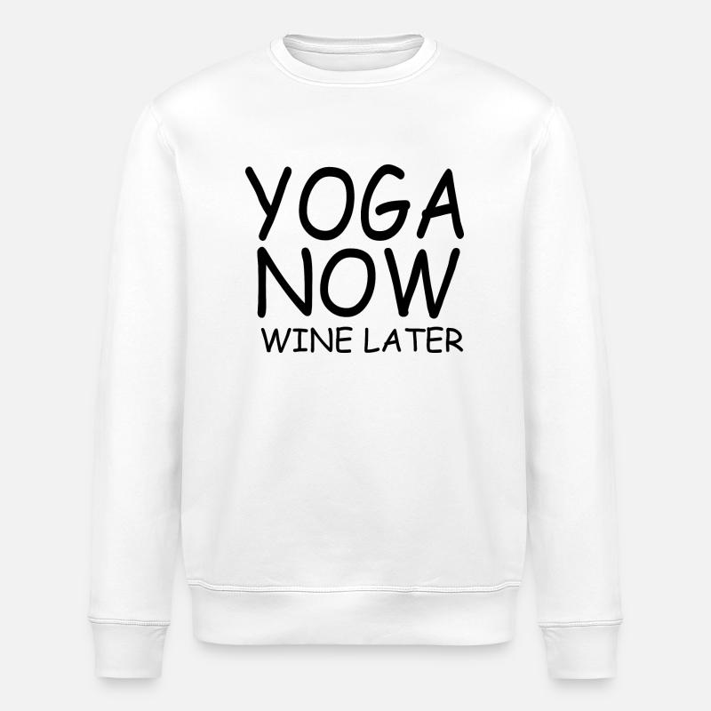 Yoga Meditation Spa - Stanley/Stella Unisex Bio-Sweatshirt ROLLER - Weiß