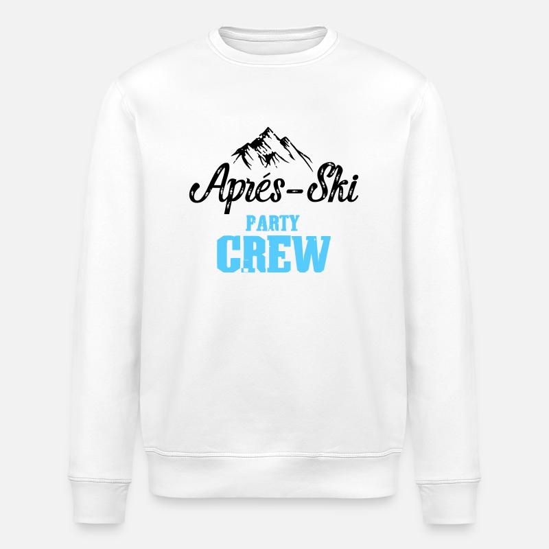 apres skiparty crew - Stanley/Stella Unisex Bio-Sweatshirt ROLLER - Weiß