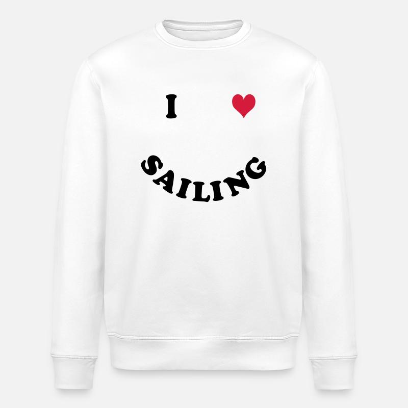 Sail - Stanley/Stella ROLLER Unisex Organic Sweatshirt - white