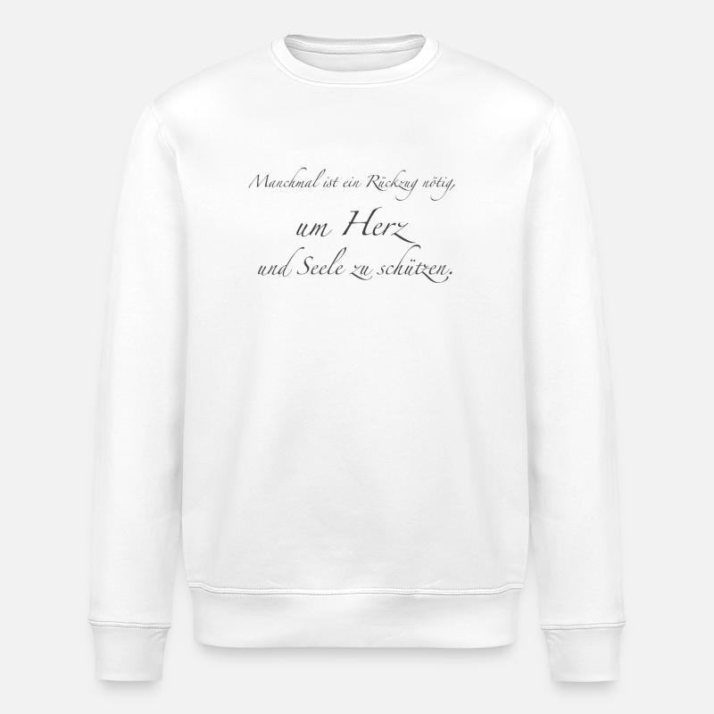 der Rückzug - Stanley/Stella Unisex Bio-Sweatshirt ROLLER - Weiß