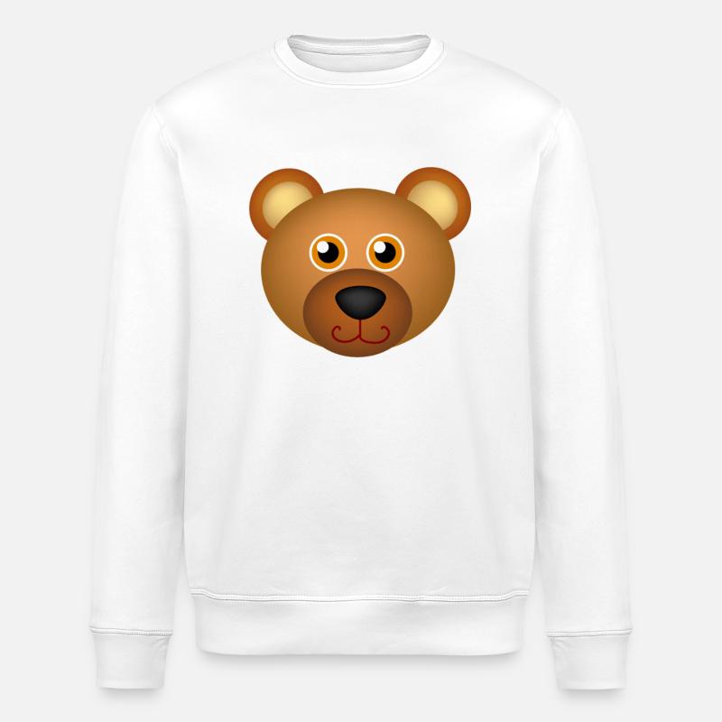 Bärchen - Stanley/Stella Unisex Bio-Sweatshirt ROLLER - Weiß