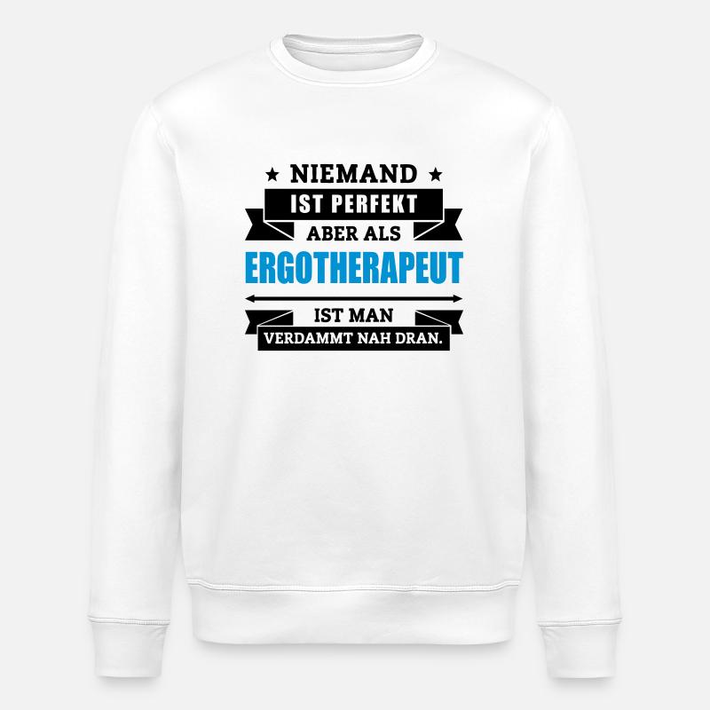 Funshirt Ergotherapeut - Stanley/Stella Unisex Bio-Sweatshirt ROLLER - Weiß