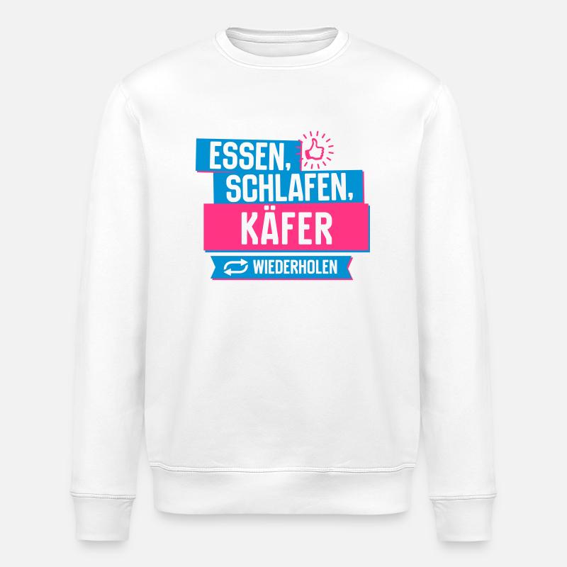 Hobby Käfer - Stanley/Stella Unisex Bio-Sweatshirt ROLLER - Weiß