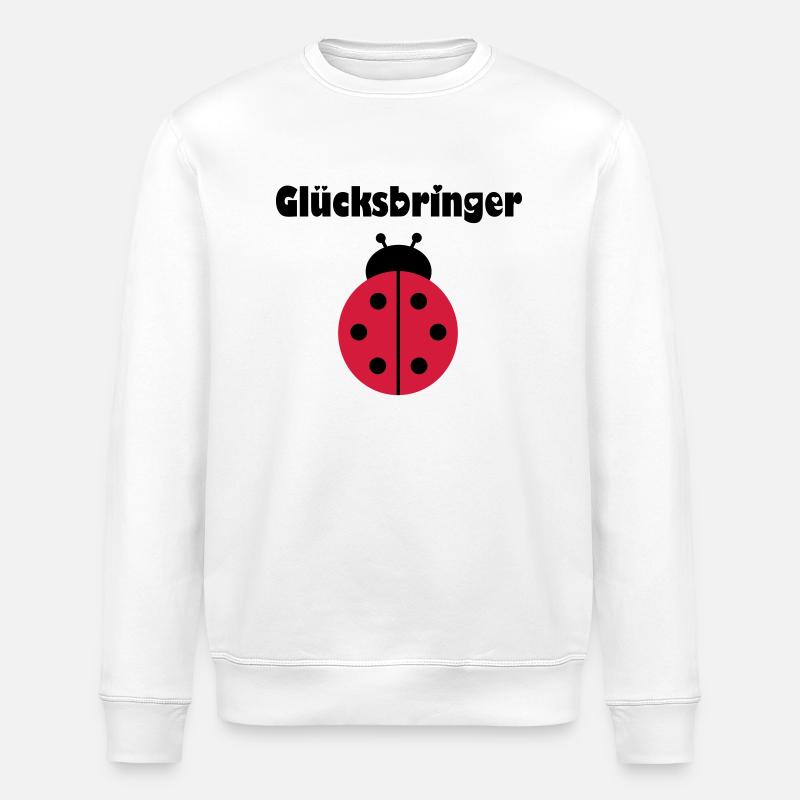 Marienkäfer - Stanley/Stella Unisex Bio-Sweatshirt ROLLER - Weiß