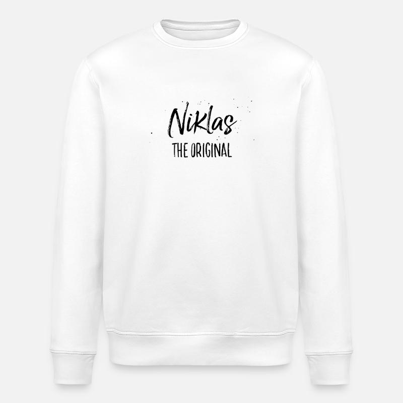 Niklas - Stanley/Stella Unisex Bio-Sweatshirt ROLLER - Weiß