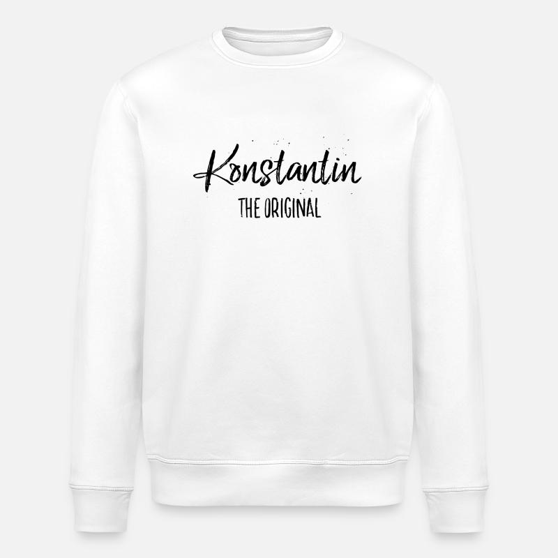 Konstantin - Stanley/Stella Unisex Bio-Sweatshirt ROLLER - Weiß