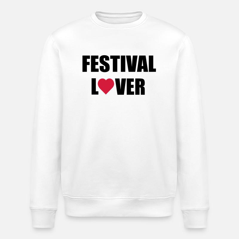 festival Lovers - Sweat bio ROLLER Stanley/Stella Unisexe - blanc