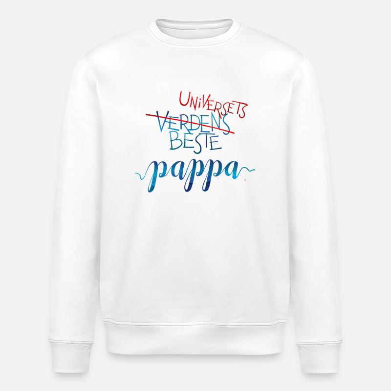 Universe Der beste Vati - Stanley/Stella Unisex Bio-Sweatshirt ROLLER - Weiß