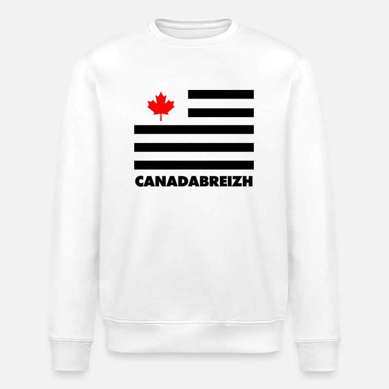 canadabreizh - Stanley/Stella ROLLER Unisex Organic Sweatshirt - white