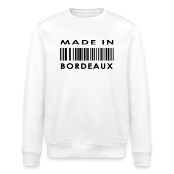 Bordeaux - Sweat bio ROLLER Stanley/Stella Unisexe - blanc - Devant - Nik (191cm)