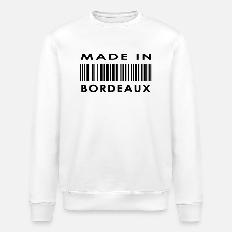 Bordeaux - Stanley/Stella Unisex Bio-Sweatshirt ROLLER - Weiß