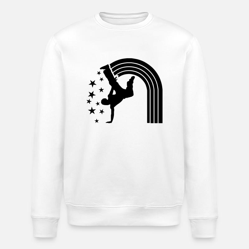 dancer - Stanley/Stella ROLLER Unisex Organic Sweatshirt - white