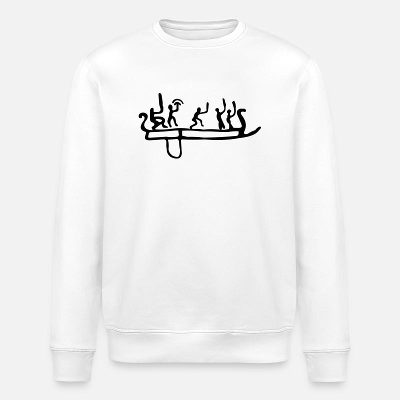 les vikings - Sweat bio ROLLER Stanley/Stella Unisexe - blanc