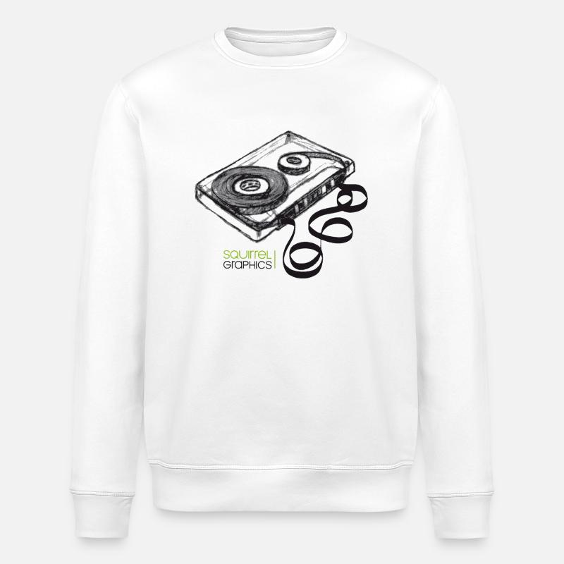 Cassette 1 - Stanley/Stella ROLLER Unisex Organic Sweatshirt - white
