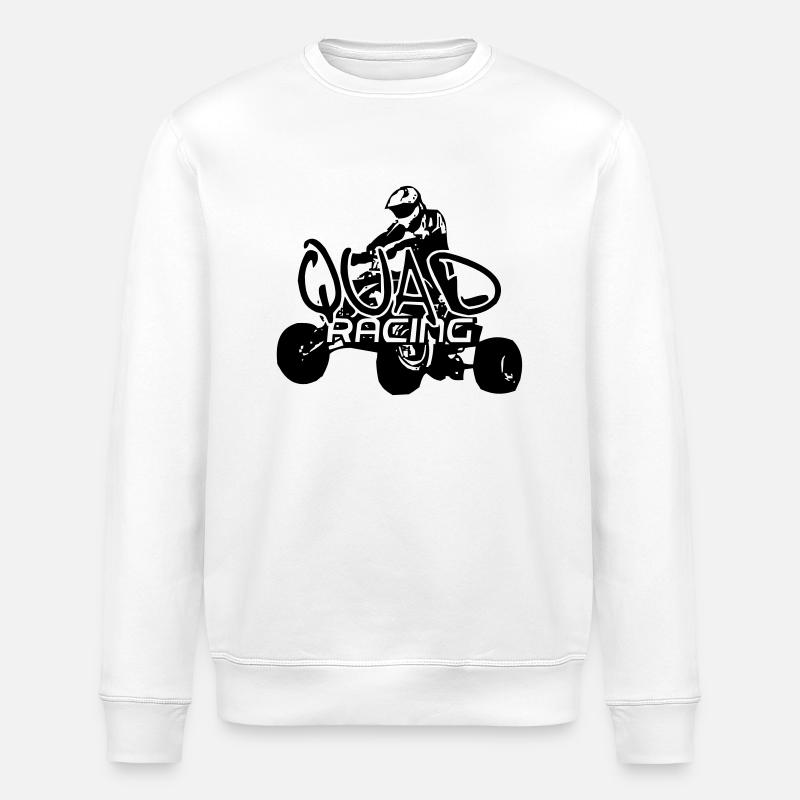 Quad3 - Stanley/Stella ROLLER Unisex Organic Sweatshirt - white