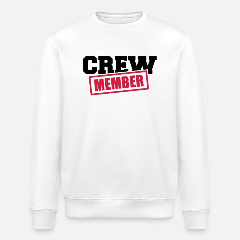 crew_member_ts2 - Sweat bio ROLLER Stanley/Stella Unisexe - blanc