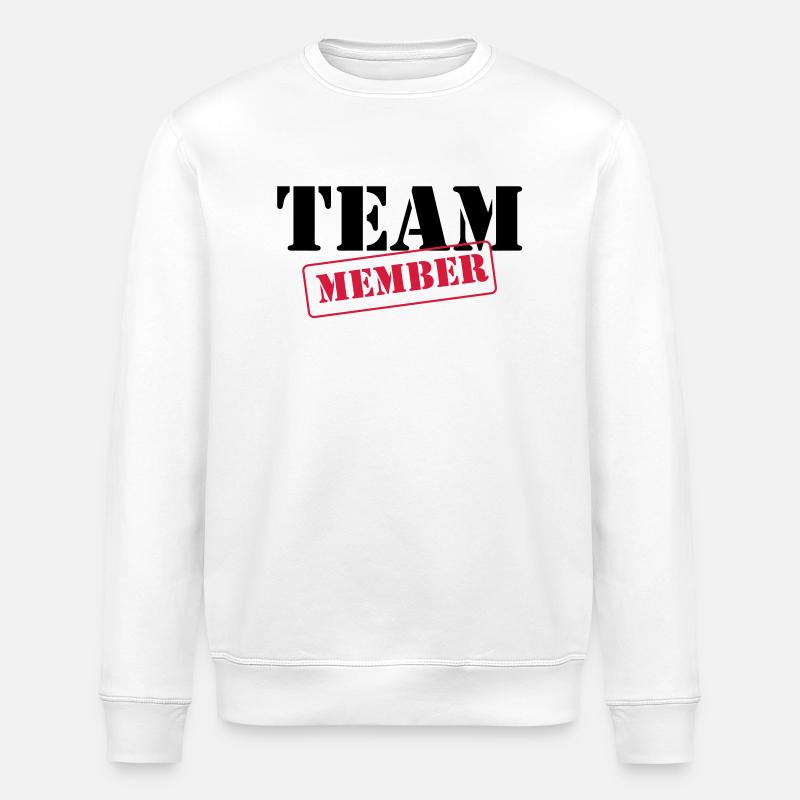Team Member - Stanley/Stella ROLLER Unisex Organic Sweatshirt - white