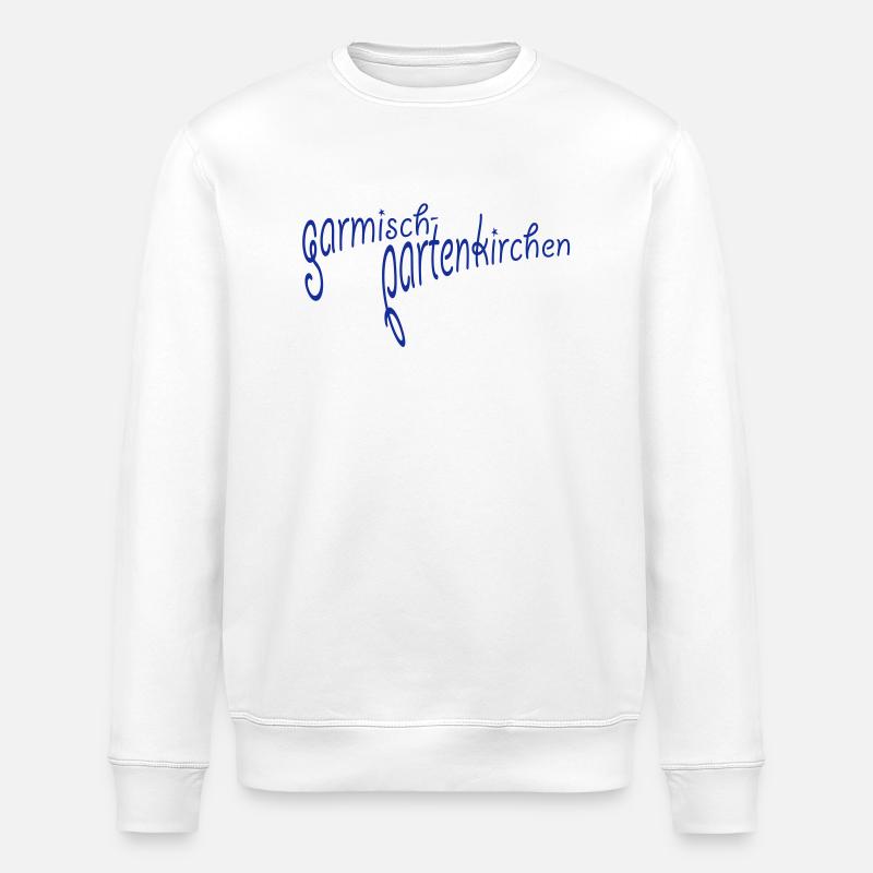 Garmisch-Partenkirchen - Sweat bio ROLLER Stanley/Stella Unisexe - blanc