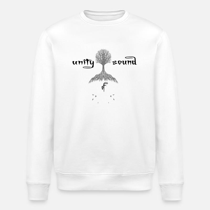 unity_three_2 - Stanley/Stella ROLLER Unisex Organic Sweatshirt - white