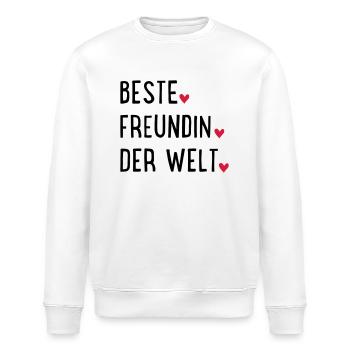 Meilleur ami - Sweat bio ROLLER Stanley/Stella Unisexe - blanc - Devant - Nik (191cm)