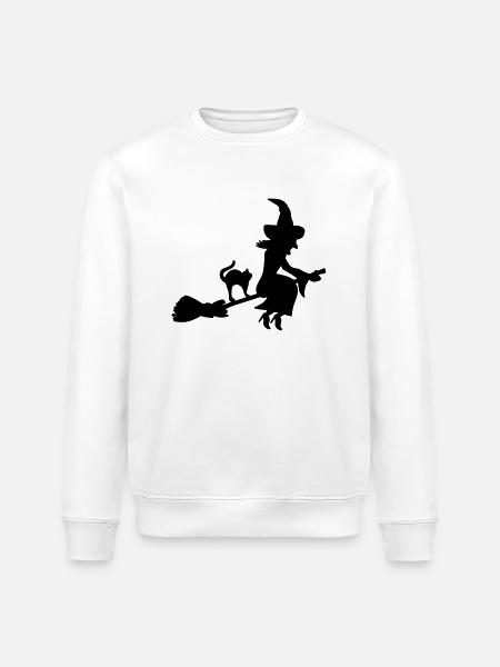 Witch - Stanley/Stella ROLLER Unisex Organic Sweatshirt - white
