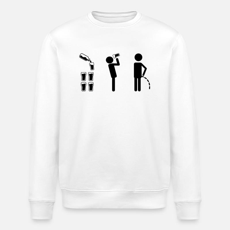 Läuft - Stanley/Stella Unisex Bio-Sweatshirt ROLLER - Weiß