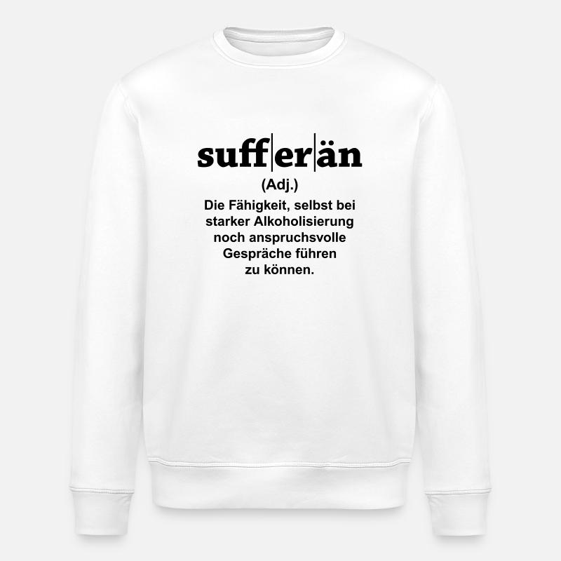 Sufferän - Stanley/Stella Unisex Bio-Sweatshirt ROLLER - Weiß