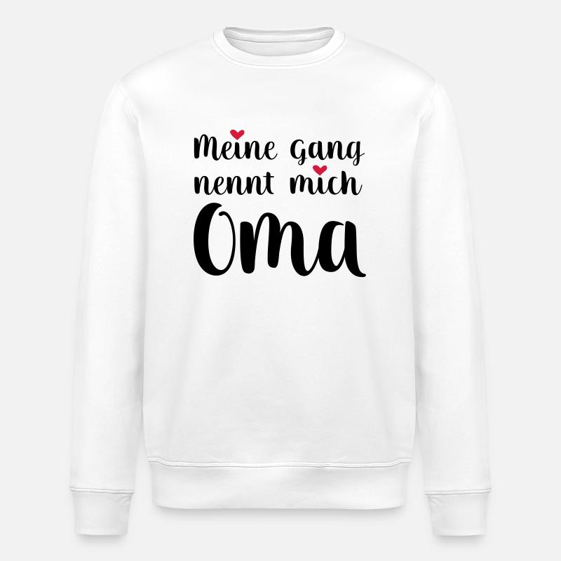 Oma - Stanley/Stella Unisex Bio-Sweatshirt ROLLER - Weiß