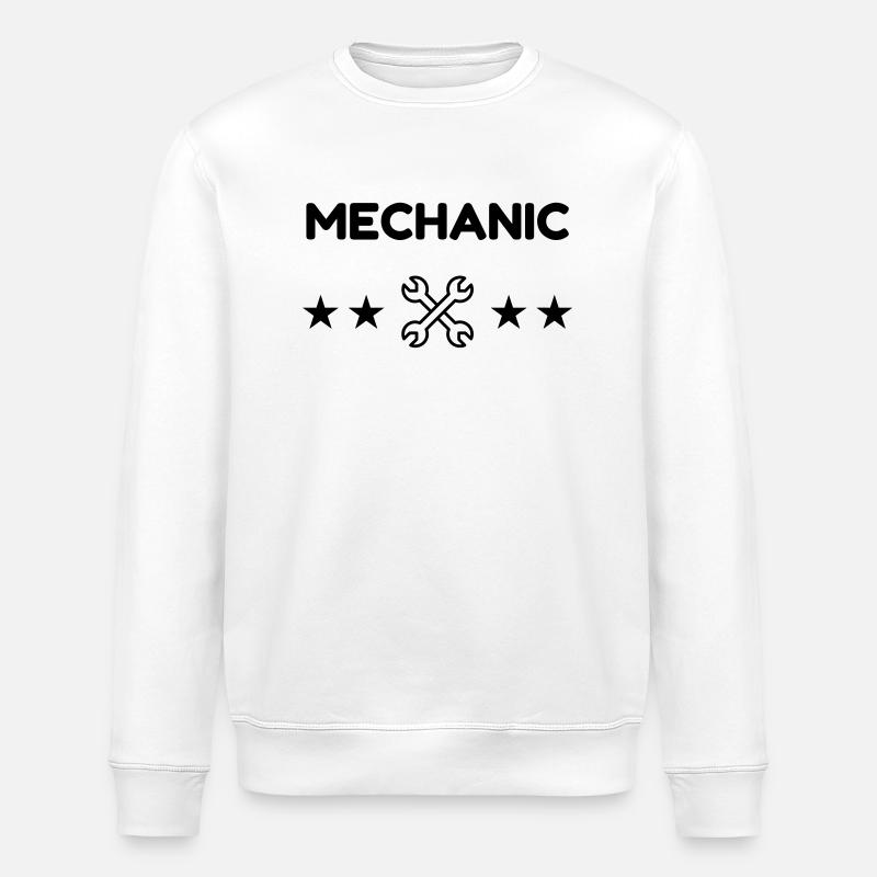 mécanique / mécanicien / mécano / garage - Sweat bio ROLLER Stanley/Stella Unisexe - blanc