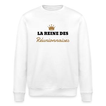 Réunion / 974 / Frankreich / Afrika - Stanley/Stella Unisex Bio-Sweatshirt ROLLER - Weiß - Vorne - Nik (191cm)