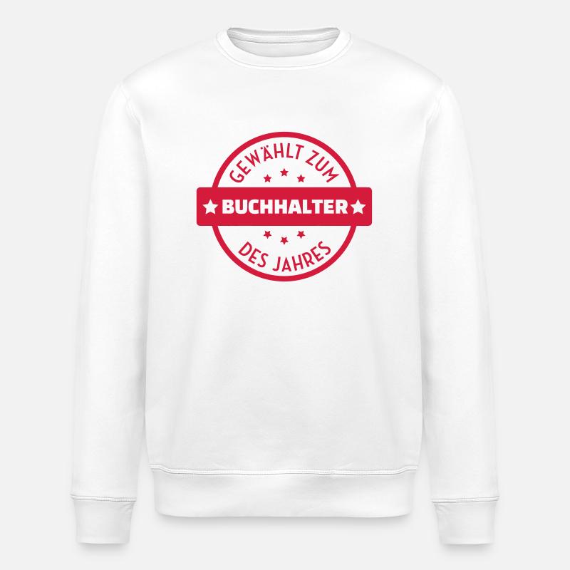 comptable / comptabilité / compter / chiffre - Sweat bio ROLLER Stanley/Stella Unisexe - blanc